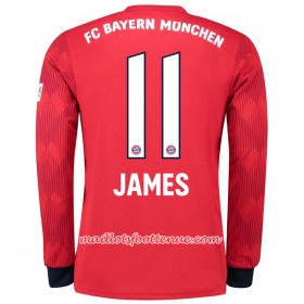 Maillot/Tenue Bayern Munich James 11 Domicile 2018/2019 Manche Longue